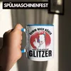 Trendation - Komm Noch Näher Und Es Klatscht Glitzer Tasse Produktbild-Vorschau 4