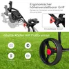 COSTWAY 3-kolesový golfový vozík, skladací, golfový vozík s Náhľad obrázku produktu 4
