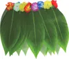 Gonna a foglia Hawaii accessorio costume colore verde - Anteprima dell’immagine prodotto 5