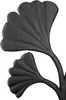 Gilde Standrelief, Ginkgo, "Ginkgo", Aluminium, Mangoholz, Produktbild-Vorschau 5