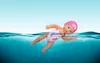 A doll swimming in water. Produktbild-Vorschau