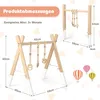Spieltrapez aus Holz, Motorikspielzeug für Babys, Produktbild-Vorschau 4