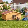 Wiltec Grote kattenhuis, 99 x 52 x 42 cm, van hout, Productafbeelding-voorbeeld 11