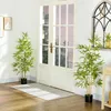 HOMCOM Künstliche Pflanzen, Kunst Bambus, 120 cm Produktbild-Vorschau 2