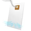 A vacuum cleaner bag with air flow graphics. Produktbild-Vorschau