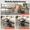 Couchtisch 2er‑Satztisch rund mit Stauraum, Beistelltisch Produktbild-Vorschau 5