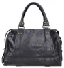Elara Damen-Schultertasche aus echtem Wildleder Blau  Italy Produktbild-Vorschau 4