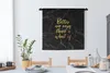 MuchoWow® Wandteppich Wandbehang Zitate - Motivation - Gold Produktbild-Vorschau 2