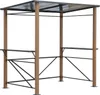 Luxus-Grillpavillon 2,35 x 1,50 anthrazit mit Holzoptik Produktbild-Vorschau 11