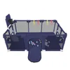 Baby Laufstall 180x120x66cm mit Basketball-Netz Produktbild-Vorschau 4