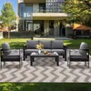 MeXo Gartenmöbelset, Loungeset Aluminium für 4-5 Personen Produktbild-Vorschau 10