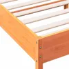 Posteľ bez matraca voskovo hnedá 180x200 cm masívna Náhľad obrázku produktu 7