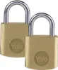 Yale 2x Vorhängeschloss mit Schlüssel, Messing, 20mm, 3 Produktbild-Vorschau 2