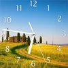 Wallario Design Wanduhr Villa in der Toskana aus Echtglas, Produktbild-Vorschau 1