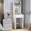 HOMCOM HOMCOM Toaletný stolík s regulovateľným LED Náhľad obrázku produktu 2