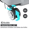 3-teiliges Hartschalen Kofferset, Trolleyset mit 4 Rollen, Produktbild-Vorschau 7