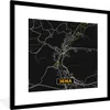 MuchoWow® Gerahmtes Poster Stadtplan - Karte - Jena - Produktbild-Vorschau 1