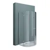 doporro Halbkreisdusche Duschkabine 90x90x190cm Glasdusche Produktbild-Vorschau 7