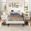 Letto matrimoniale 90 x 200 cm con 2 cassetti, testiera LED Anteprima dell’immagine prodotto 1