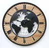 Orologio da parete Rebecca Mobili, intaglio del mappamondo, Anteprima dell’immagine prodotto 1