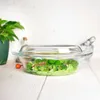Ovaler Glasbräter 3,5L mit Deckel aus Borosilikatglas Produktbild-Vorschau 2
