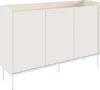 Selsey Tovi - Sideboard 3-türig, 140 cm, Weiß / Holzoptik Produktbild-Vorschau 1