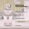 An exploded view diagram of a white electric citrus juicer with Polish text labels. Podgląd zdjęcia produktu