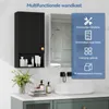 Puluomis Wandkast Badkamerkast, Veelzijdig opbergmeubel met Productafbeelding-voorbeeld 3