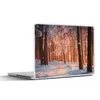 MuchoWow® Laptop Aufkleber Sticker Cover Winter - Wald - Produktbild-Vorschau 1
