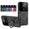 A collection of phone cases in various colors, with one case shown in detail from different angles. Produktbild-Vorschau