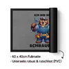 Ich bin der Schraubär Bär Handwerker Fußmatte Papa Vatertag Produktbild-Vorschau 2