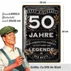 Blechschild 50 Schild Geburtstag - 50 JAHRE LEGENDE - Produktbild-Vorschau 3