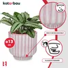 KOTARBAU® Blumentopf Rosa Keramik rund ⌀ 13 cm Höhe 14 cm Produktbild-Vorschau 4
