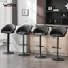 WOLTU Barhocker, höhenverstellbar drehbar, mit Rückenlehne, Produktbild-Vorschau 4
