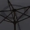 vidaXL Sonnenschirm mit Metall-Mast 300 cm Schwarz Produktbild-Vorschau 5