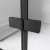 Duschtür Schwarz Nischentür Falttür 76x195cm Duschkabine Produktbild-Vorschau 11
