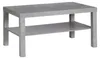 Table basse Relaxdays aspect béton, avec tablette, table Voir les images du produit 8