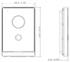 Dahua Technology VTO2211G-WP-S2, Zwart, Zilver, 120 dB, Productafbeelding-voorbeeld 3