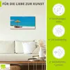 ARTland Leinwandbild Liegestuhl Sonnenschirm Strand Produktbild-Vorschau 2