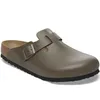 Birkenstock Boston Uni Sandalen Pantolette Leder Normale Produktbild-Vorschau 5