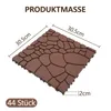 44 Stück Terrassenfliesen Stecksystem Klickfliesen Dielen Produktbild-Vorschau 3