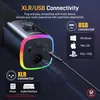 MAONO PD100X Dynamický RGB mikrofon s připojením USB/XLR, Náhled obrázku produktu 2