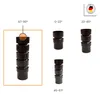 INEFA Flexibler Regenrohrbogen, PVC DN50 / 50mm 67-90 Grad, Produktbild-Vorschau 3