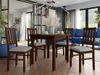 Set da pranzo 4+1 ADELBITE 1 - noce / grigio Anteprima dell’immagine prodotto 1