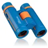 A pair of blue and orange binoculars is shown against a white background. Produktbild-Vorschau
