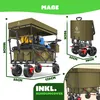 KESSER® Bollerwagen faltbar GT9000 Handwagen mit Dach | Produktbild-Vorschau 4