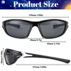 3 Paar Sonnenbrille Herren Sport Sonnenbrille UV 400 Produktbild-Vorschau 3