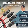 ABSINA Solarkabel-Set 910001, MC4, 2x 2 m, 4 mm² Produktbild-Vorschau 2