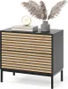 Nachttisch Vicco Eliza Goldkraft Eiche/Anthrazit 66 x 60 cm Produktbild-Vorschau 5