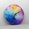 Wanduhr - Rund - Glasuhr - Abstraktion modern - 40x40cm - Produktbild-Vorschau 4